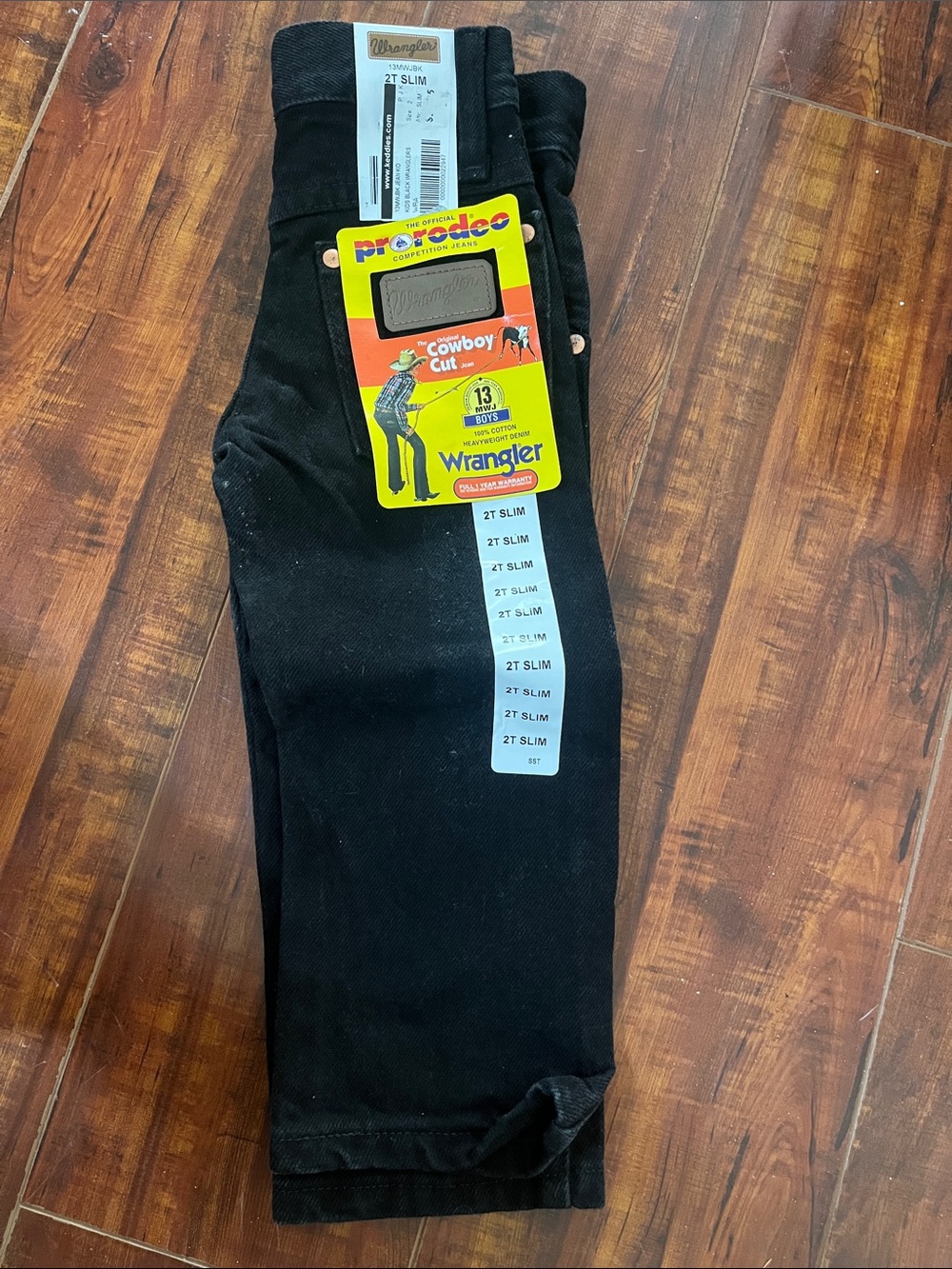 Wrangler Kids Black Slim Jeans